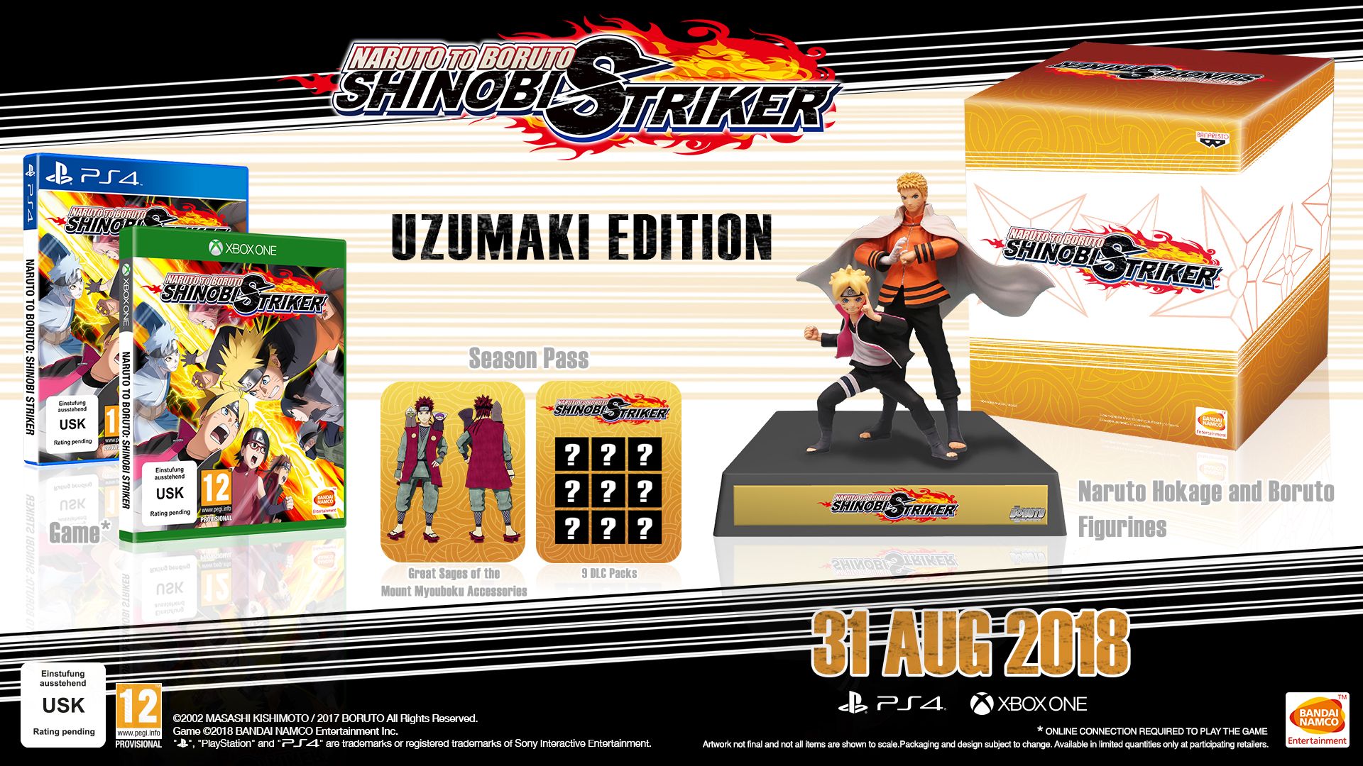 Namco Bandai Naruto to Boruto: Shinobi Striker - Collector's Edition - Xbox One