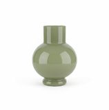 Hakbijl Glass Vaas Deborah - Donker Groen - Verre - D17 x H22 cm