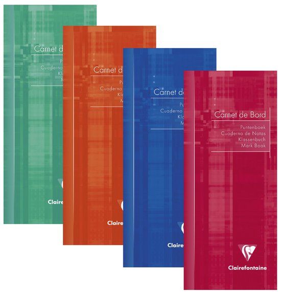 Clairefontaine 3529C schrijfblok & schrift 16 vel Verschillende kleuren