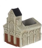 Merkloos Ideas 4 Seasons Cement kerk bloempot 10,3x8,7xh.11,4cm crã¨me