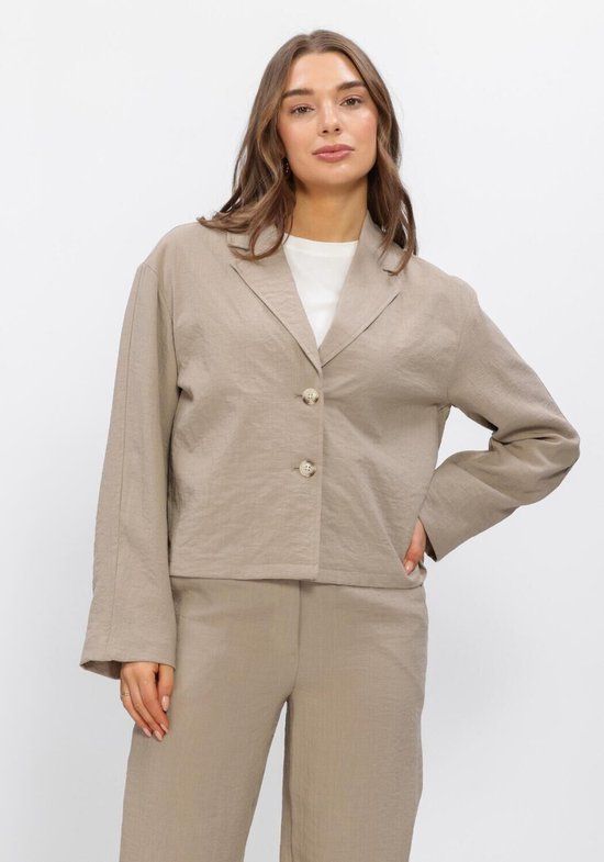 OBJECT Objrini Lo Blazer Blazers Dames - Beige - Maat 38