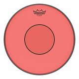 Remo slagvel Colortone Powerstroke 77 Clear – Rood – 14\" – P7-0314-CT-RD