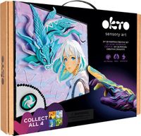 Okto Sensory Art 3D - Manga - Air - Air-drying Clay - 29X29cm - 10 Ans