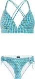 Protest PRTLock Bikini Set Dames Gladio Blue Printopdruk