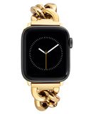 Anne Klein Fashion Chain-armband voor Apple Watch, veilig, verstelbaar, Apple Watch-vervangingsband, past op de meeste polsen