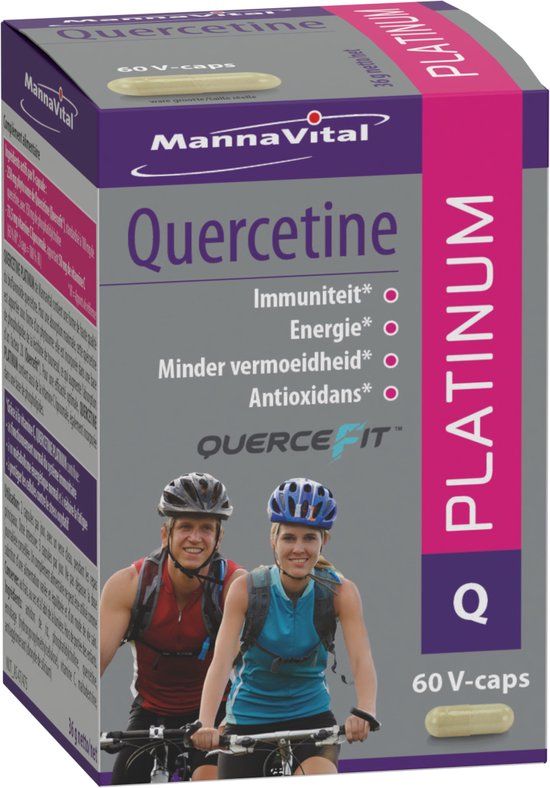Mannavital Quercetine Platinum - 60 V-caps - Antioxidant - Vegan