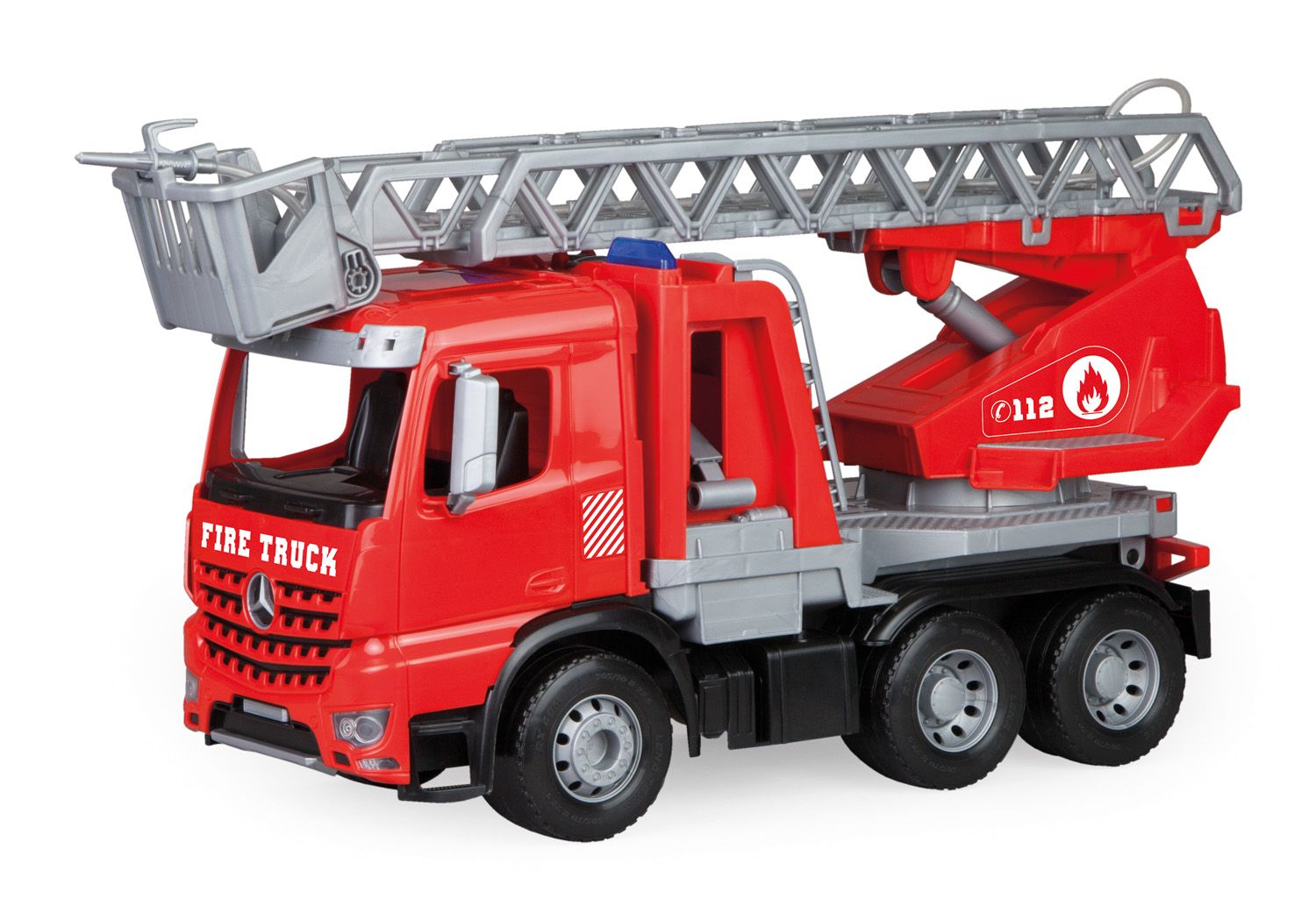 Lena Worxx Mercedes-Benz Arocs Brandweerladderwagen - Rood - Jongen - 3+ Jaar