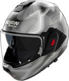 Nolan N120-1 Frenesia 374, casque modulaire, couleur: Gris/Gris Clair, taille: L