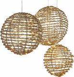 Loberon Ledbol set van 3 Thalindra goudkleurig