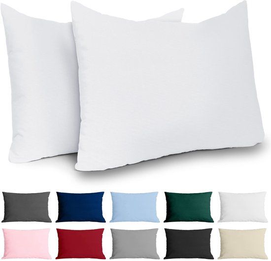 Dreamzie Kussensloop 50x70 Renforcé Katoen (set van 2) - Wit