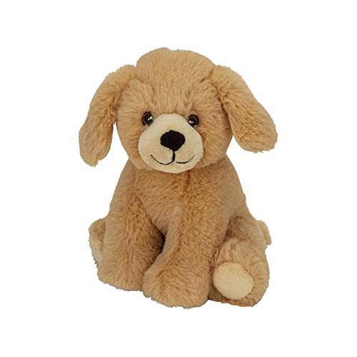 Nature Planet Pluche dieren knuffels Golden Retriever hond van 21 cm - Knuffeldieren speelgoed