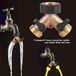 Bol Adaptateur de robinet de jardin durable, adaptateur de robinet à 2 voies, robinet d'eau en laiton avec vanne marche/arrêt indépendante pour jardin