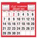 Letts Clearview Maandelijkse kalender 2024