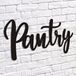 Pantry Teken Pantry Metalen Muur Decor voor Thuis Keuken Restaurant Koffie Shop Winkel Moderne Boerderij Muur Decor Housewarming Gift