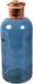 Countryfield Bloemenvaas Firm Bottle - transparant blauw/koper - glas - 11 x 27 cm