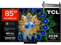 TCL 85A400U QD-Mini-LED Ultra HD 4K 85" (2026) + Vogel's Vaste TV-beugel 40"-110" Max 100kg Zwart TV Bundle