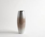 Vase Velino B24 x T24 x H60 cm Verre Moka Opal Fait main