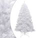 VidaXL Kunstkerstboom Wit 210 cm