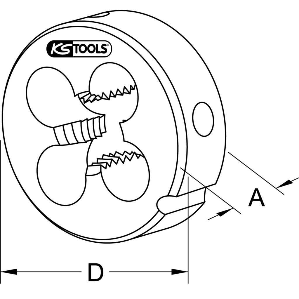 KSTools 332.1026 - Inrijghulpmiddelen - zilver
