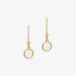 Lucky Gems Boucles d'oreilles pendantes or jaune nacre