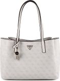 GUESS Noelle II Tech Tote Schoudertas met Laptopvak - Bone Logo Lichtgrijs