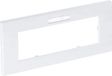 OBO Bettermann cadre de recouvrement module 45, 3 voies 84x185mm polycarbonate blanc pur RAL 9010