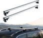 Merkloos / Sans marque Relaxdays Dakdragers - 2 stuks - 124 cm - zilver
