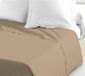 Lovely Home Set housse de couette Beige 100% Coton (240 x 300 cm)
