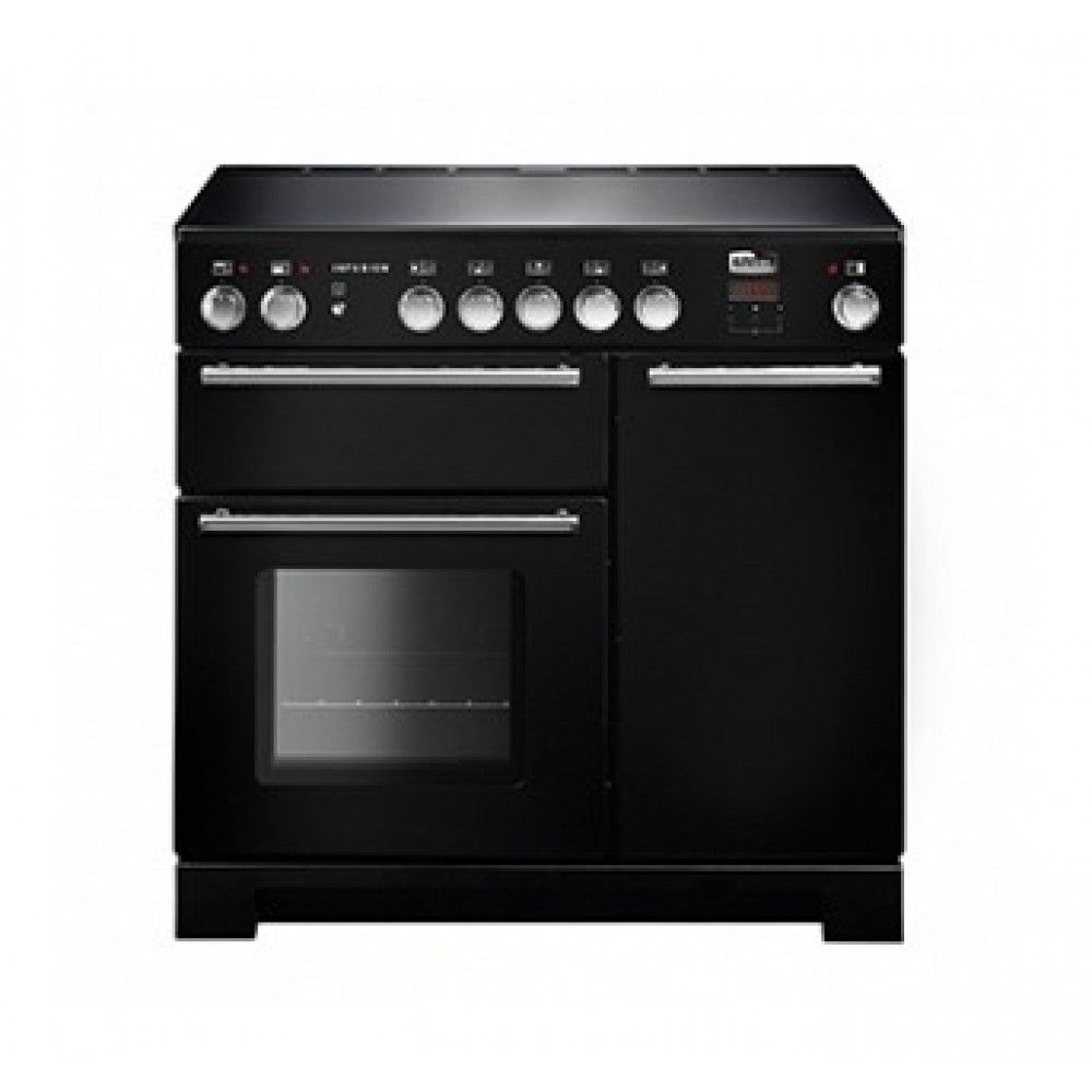 Falcon Infusion 90 Zwart Inductie - 90 cm - Zwart