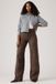 Levi's Ribcage Wide Leg pantalon en lin - Femme - 25X32 - Marron / Hot Fudge