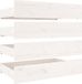 vidaXL Bedlades, 4 stuks, massief grenenhout