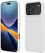 kwmobile hoesje geschikt voor Apple iPhone 17 Pro - Hoesje met siliconen coating - Smartphone case in wit