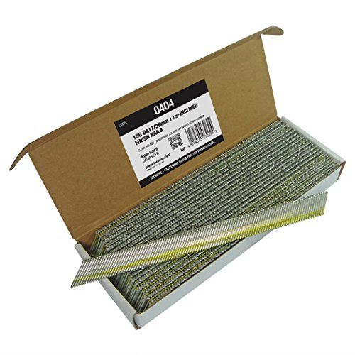 Tacwise 0404 Type DA 15G / 38 mm Angled Galvanized Nails, D-Head, 4000 pcs, Silver