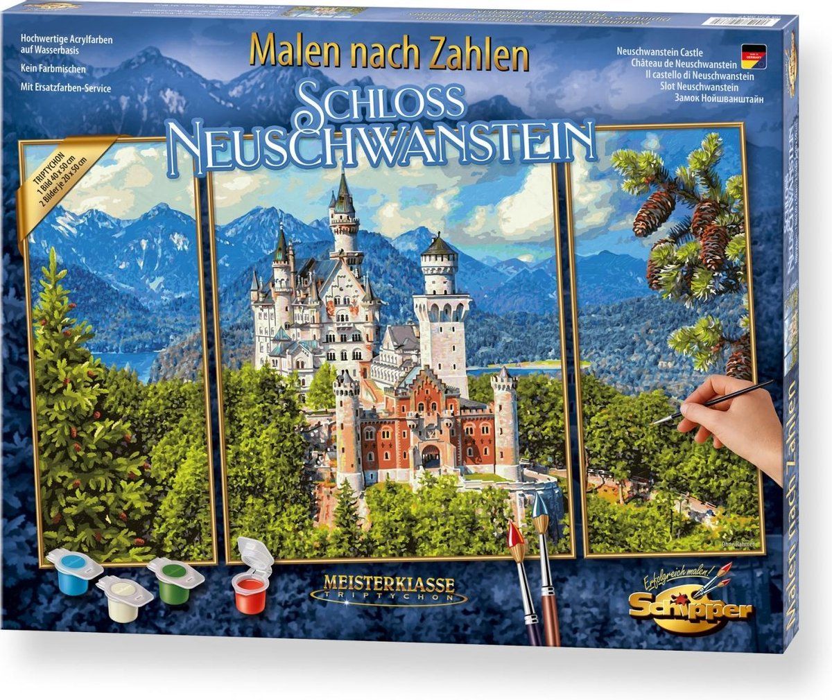 Schipper Malen nach Zahlen - Schloss Neuschwanstein - Meerkleurig - 2021