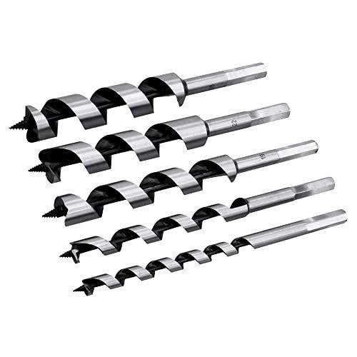 Rolson 48545 - Vijzelset - 5 stuks - 200 mm - Hout