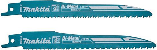 Makita Reciprozaagblad S123X 132mm Metaal 2 stuks - B-05038-2