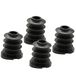 Wagner QuickClick® kunststof glijders, meubelglijders, stoelglijders, set van 4, basis zwart, om in te steken, 4x basis, SMART, kunststof, diameter 22/25 x 3/7/25 mm, helling 12 graden, made in DE