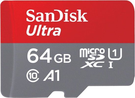 SanDisk Ultra 64GB microSDXC - 120MB/s - UHS-I - A1