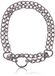 Nobby Kettingwurger dubbele rijen chroom Lengte: 45 cm; Ø 2,5 mm