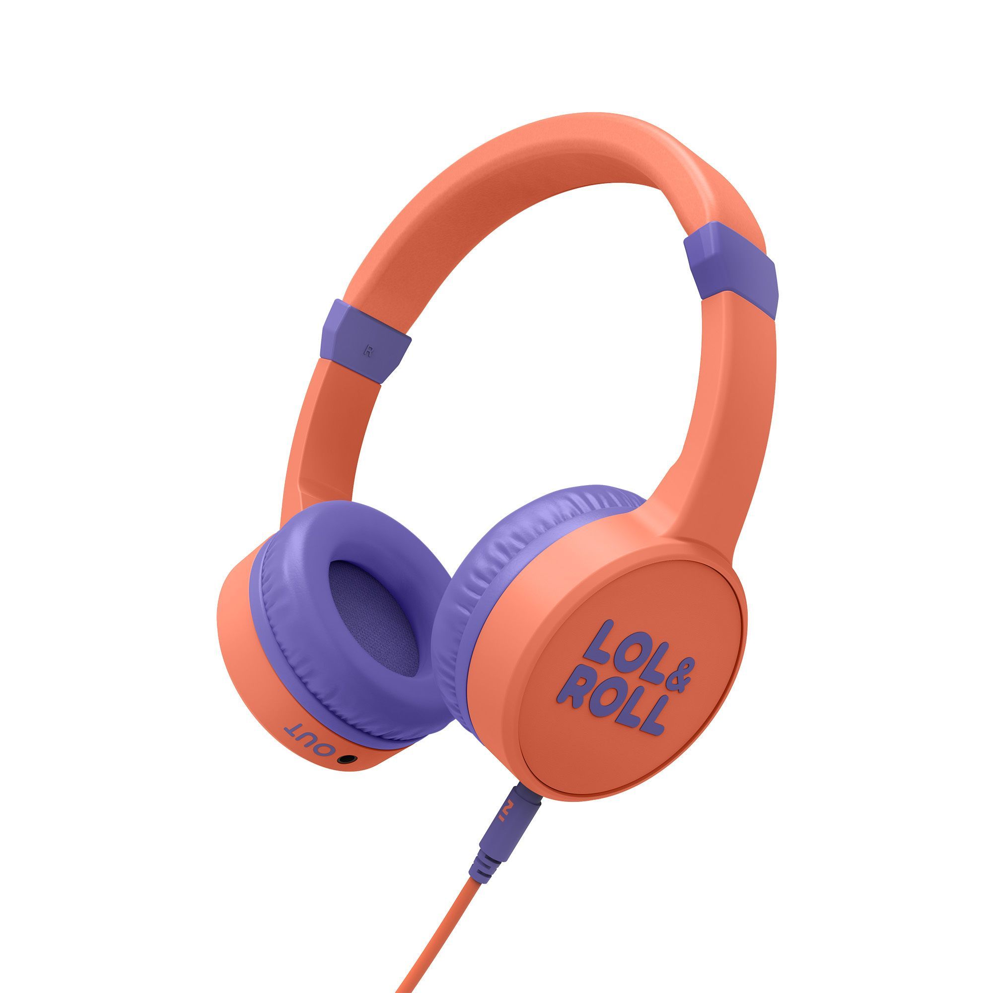 Energy Sistem Lol&Roll Pop - On-Ear Headphones - Wired - Orange/Purple