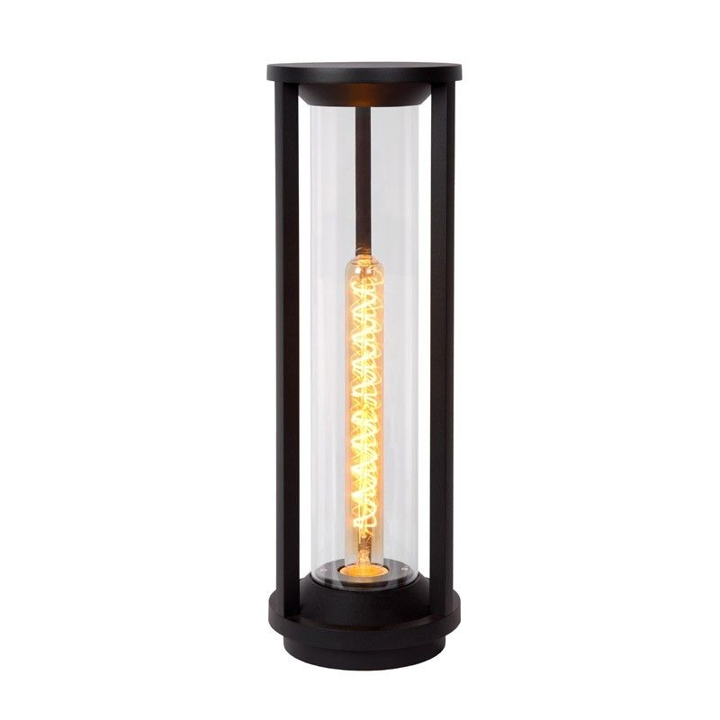 Lucide Cadix - Buitenlamp - Zwart - Aluminium - Ø16 cm - H.50 cm - E27