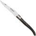 Laguiole en Aubrac Black Poplar Burl, Matt Bolster, zakmes, 12 cm