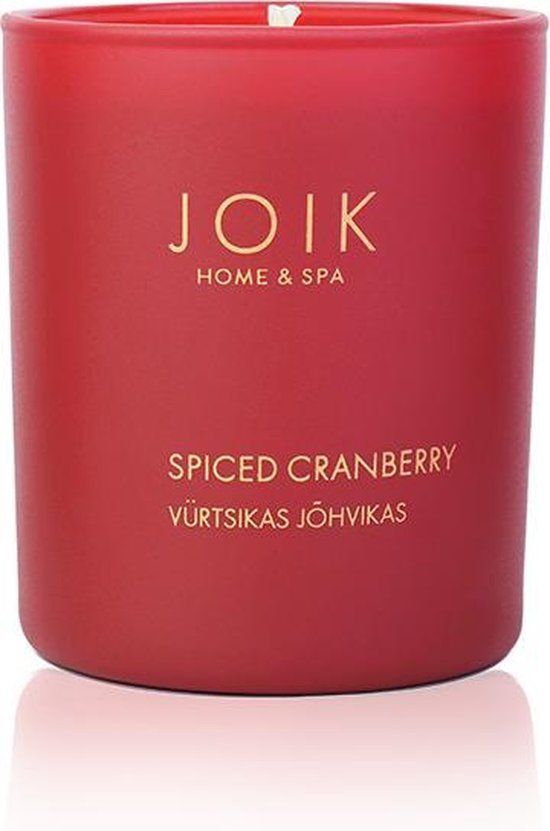 JOIK Spiced Cranberry Geurkaars - 7cm - Rood