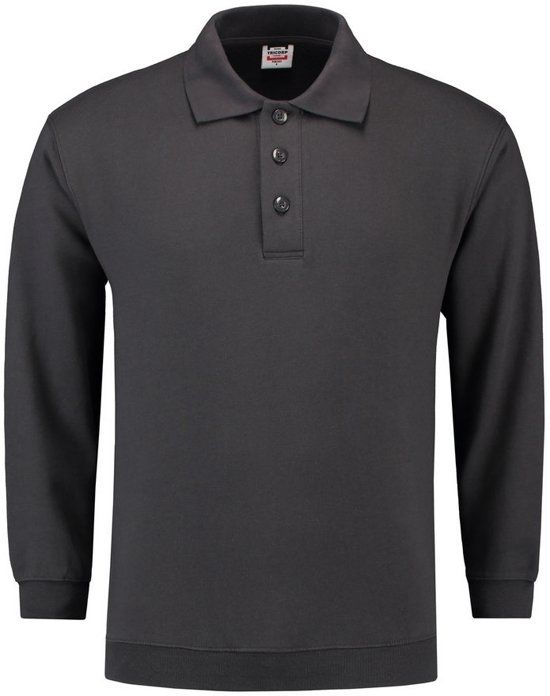 Tricorp Polosweater boord - Casual - 301005 - Donkergrijs - maat L