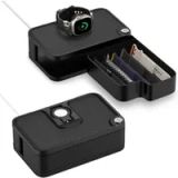 Spigen Apple Watch & Band Organizer S340 | Oplaadstandaard | Accessoirehouder | Zwart