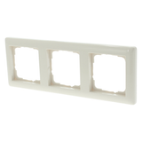 Gira Standard 55 Cadre de recouvrement | Encastré | Triple | Crème