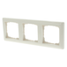 Gira Standard 55 Cadre de recouvrement | Encastré | Triple | Crème