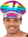 Smiffys Metallic Studded Rainbow Captains Hat