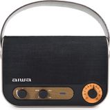 Aiwa RBTU-600 Draagbare & party speaker Mono draadloze luidspreker Beige, Zwart 5 W