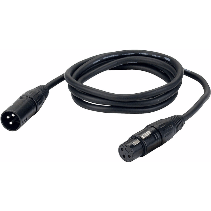 DAP Audio FL016 XLR Microfoonkabel 6 Meter Zwart